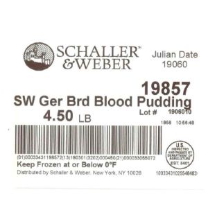 SW Ger Brd Blood Pudding