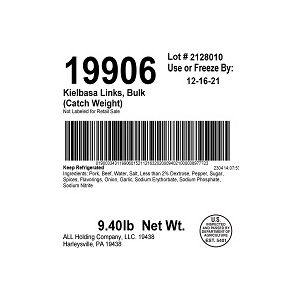 Kielbasa Links, Bulk (Catch Weight)