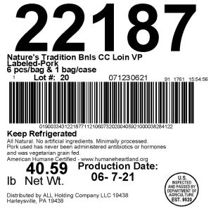 Nature's Tradition Bnls CC Loin VP