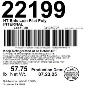 NT Bnls Loin Filet Poly INTERNAL