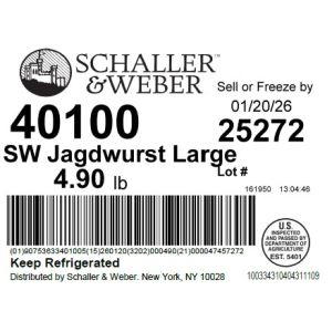 SW Jagdwurst Large