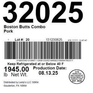 Boston Butts Combo Pork