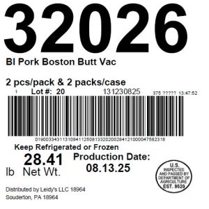 BI Pork Boston Butt Vac