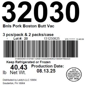 Bnls Pork Boston Butt Vac