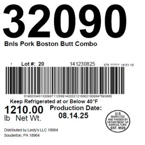 Bnls Pork Boston Butt Combo