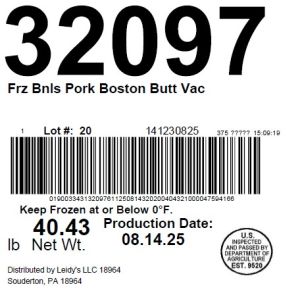 Frz Bnls Pork Boston Butt Vac