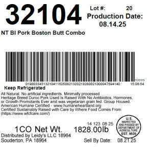 NT BI Pork Boston Butt Combo