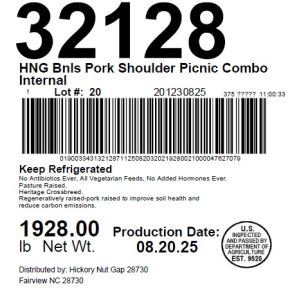 HNG Bnls Pork Shoulder Picnic Combo Internal