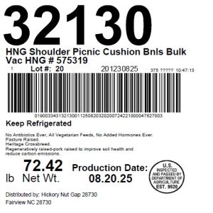 HNG Shoulder Picnic Cushion Bnls Bulk Vac HNG # 575319
