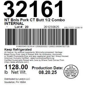NT Bnls Pork CT Butt 1/2 Combo INTERNAL