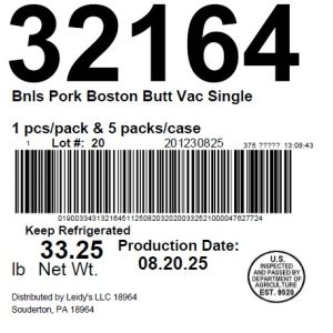 Bnls Pork Boston Butt Vac Single
