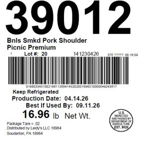 Bnls Smkd Pork Shoulder Picnic Premium