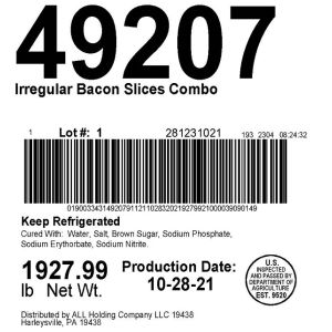 Irregular Bacon Slices Combo