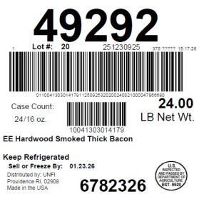 EE Hardwood Smoked Thick Bacon