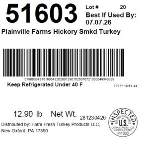 Plainville Farms Hickory Smkd Turkey