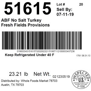 ABF No Salt Turkey