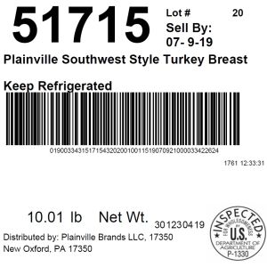 Plainville Southwest Style Turkey Breast