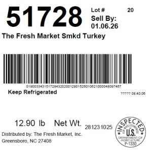 The Fresh Market Smkd Turkey