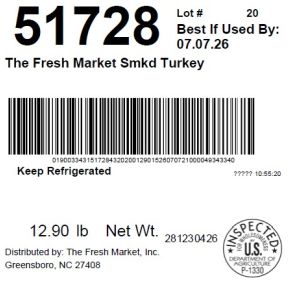 The Fresh Market Smkd Turkey