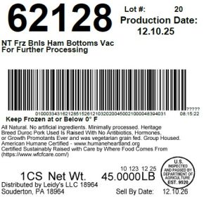 NT Frz Bnls Ham Bottoms Vac For Further Processing