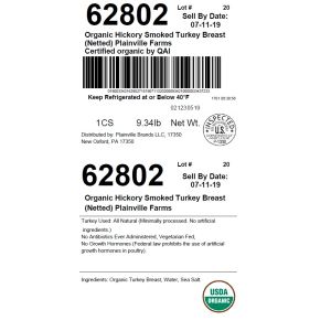 Organic Hickory Smoked Turkey Breast