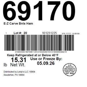 E-Z Carve Bnls Ham
