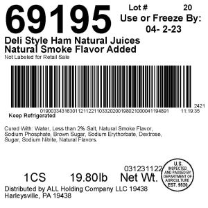 Deli Style Ham Natural Juices