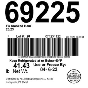 FC Smoked BI Ham 20/23