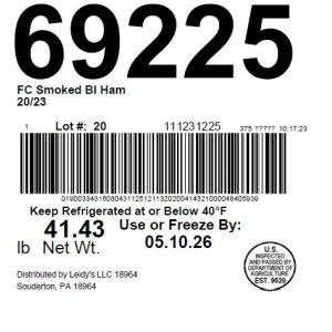 FC Smoked BI Ham 20/23