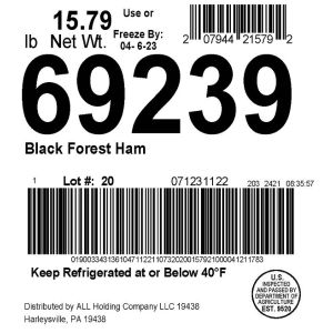 Black Forest Ham NJ 5/6