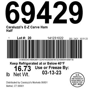 Caraluzzi's E-Z Carve Half Ham