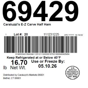 Caraluzzi's E-Z Carve Half Ham