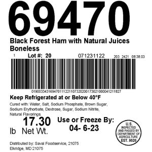 Black Forest Bnls Ham with NJ