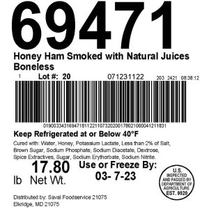 Honey Bnls Ham Smkd with NJ