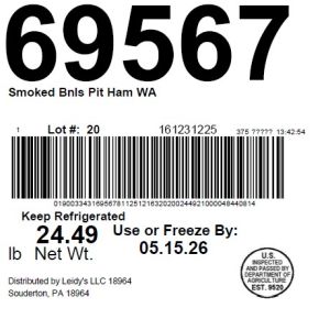 Smoked Bnls Pit Ham WA