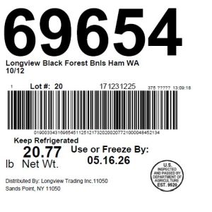 Longview Black Forest Bnls Ham WA 10/12