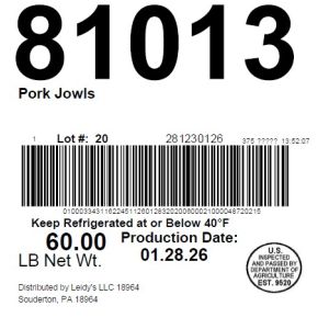 Pork Jowls