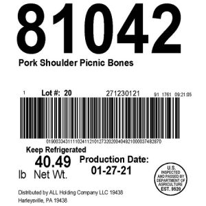 Pork Shoulder Picnic Bones