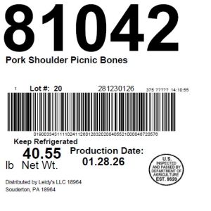 Pork Shoulder Picnic Bones