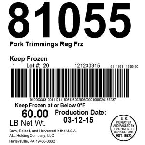 Pork Trimmings-Regular Frz