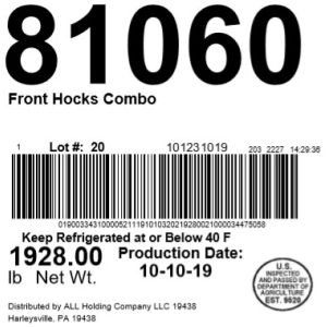 Pork Front Hocks Combo