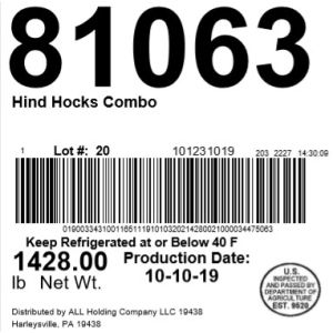 Pork Hind Hocks Combo