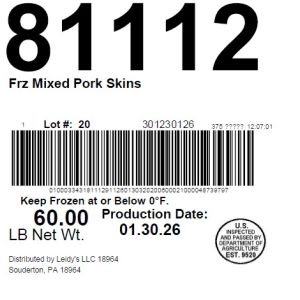 Frz Mixed Pork Skins