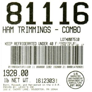 Ham Trimmings - Combo