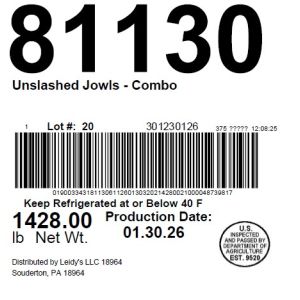 Unslashed Jowls - Combo