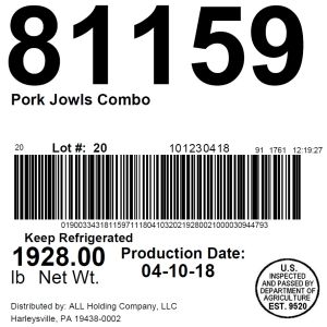 Pork Jowls Combo Internal