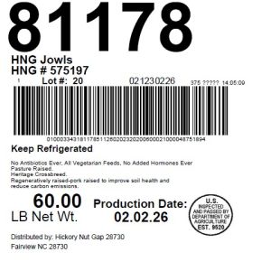 HNG Jowls HNG # 575197