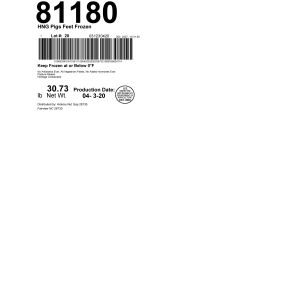 HNG Pigs Feet-Front & Hind Frz