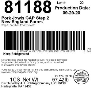 Pork Jowls GAP Step 2 New England Farms