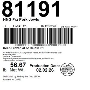 HNG Frz Pork Jowls